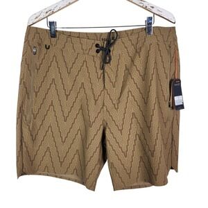 ROARK Layover Trail 3.0 Shorts Mens 36 Brown Hybrid Quick Dry Travel Hiking